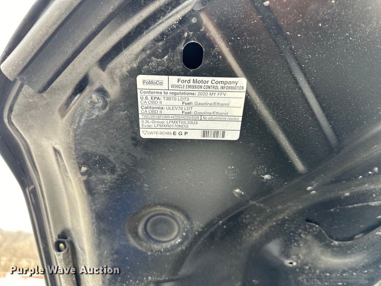 image for item DQ6377 2020 Ford Explorer Police Interceptor  SUV