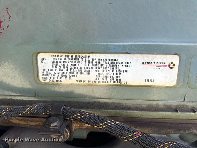 image for item EH6552 1996 Pierce Quint fire truck