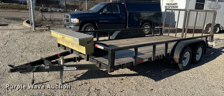 image for item EH6557 2004 Nomanco utility trailer