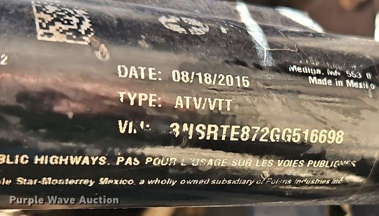 image for item EI3579 2016 Polaris Ranger XP 900 utility vehicle