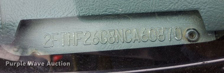 image for item EI3614 1992 Ford F250 pickup truck