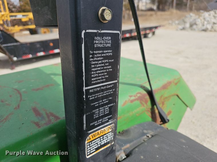 image for item EJ5999 2005 John Deere 5103 tractor