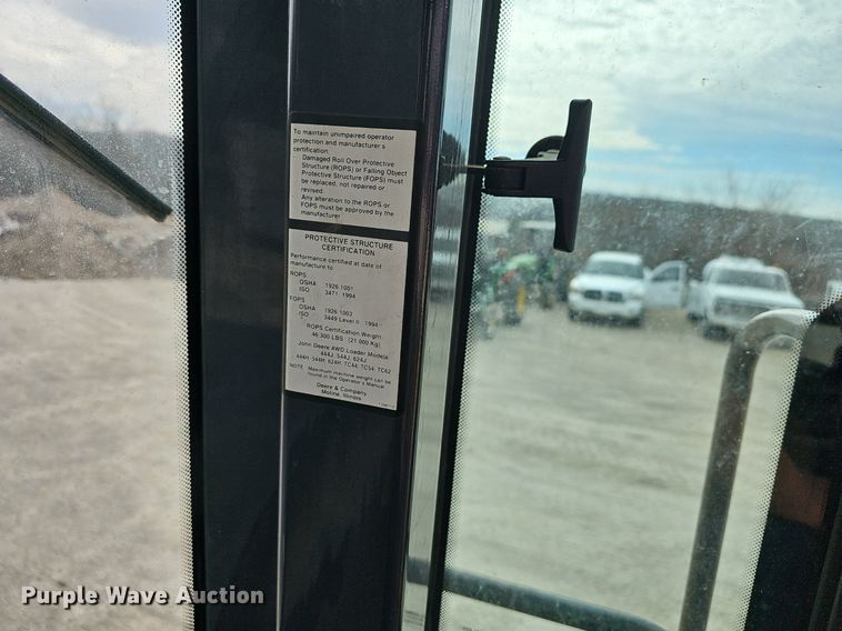 image for item EJ6004 2005 John Deere 624J wheel loader