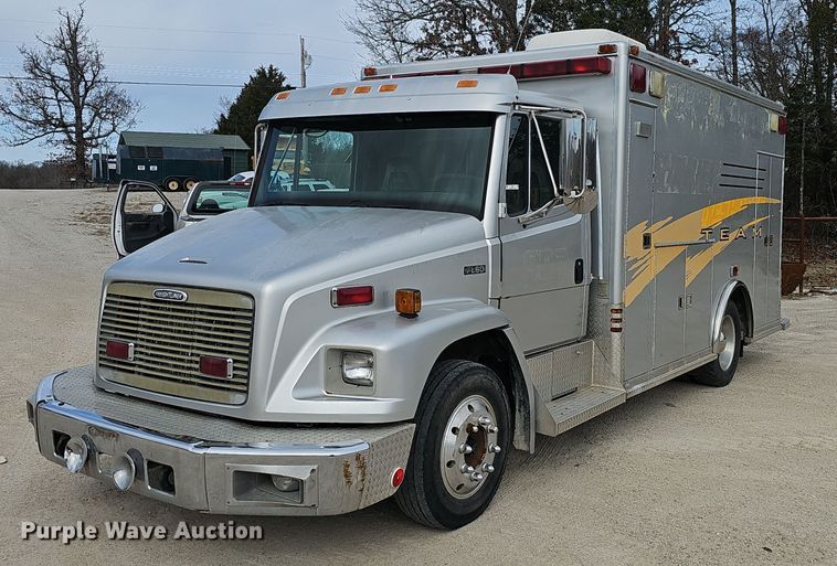 image for item EJ6011 1998 Freightliner FL60 ambulance