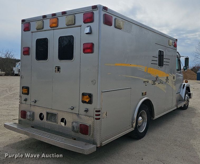 image for item EJ6011 1998 Freightliner FL60 ambulance
