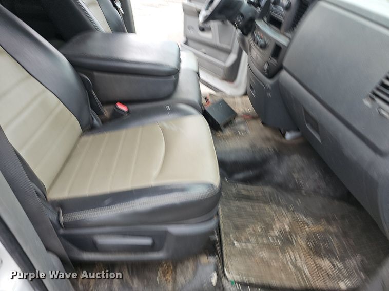 image for item EJ6082 2010 Dodge Ram 5500HD Quad Cab flatbed truck