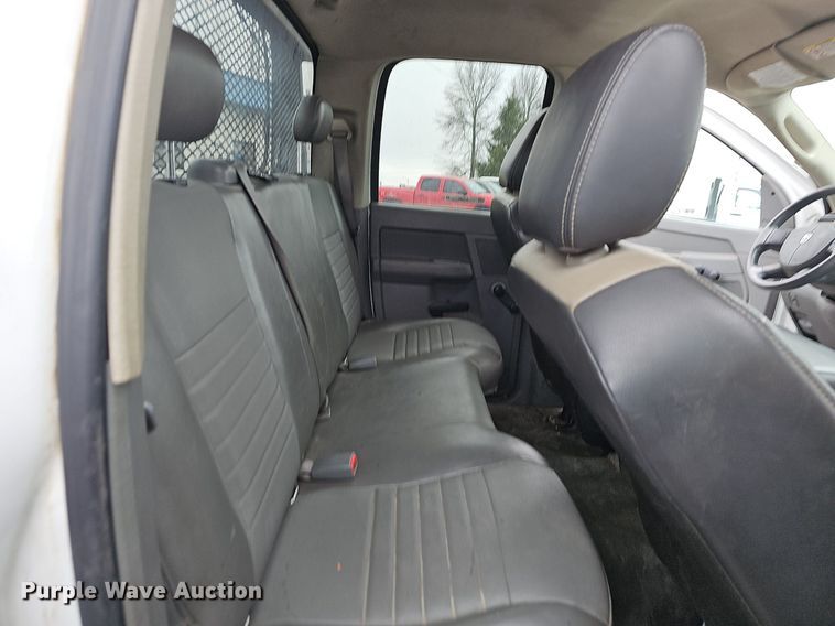 image for item EJ6082 2010 Dodge Ram 5500HD Quad Cab flatbed truck