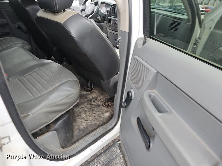 image for item EJ6082 2010 Dodge Ram 5500HD Quad Cab flatbed truck