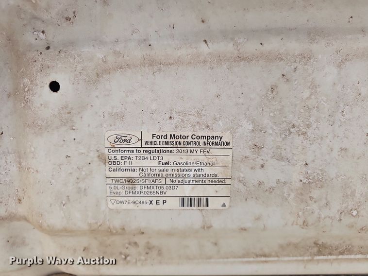 image for item EJ6084 2013 Ford F150 SuperCab pickup truck