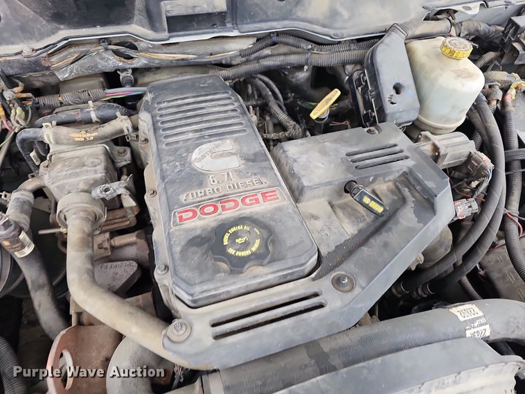 image for item EJ6087 2008 Dodge Ram 4500 flatbed truck