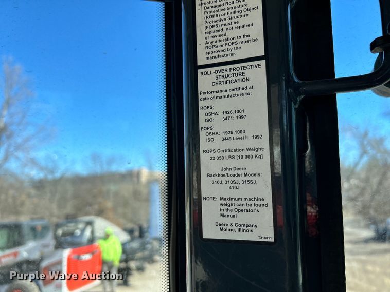 image for item EK4148 2011 John Deere  310J backhoe