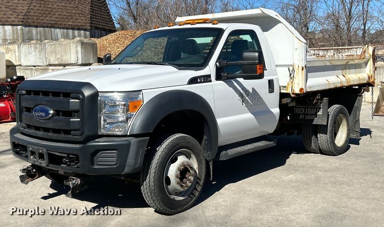 image for item EK4149 2014 Ford F550 Super Duty XL dump truck