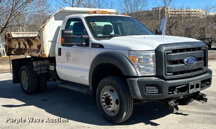 image for item EK4149 2014 Ford F550 Super Duty XL dump truck