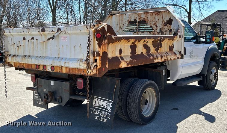 image for item EK4149 2014 Ford F550 Super Duty XL dump truck