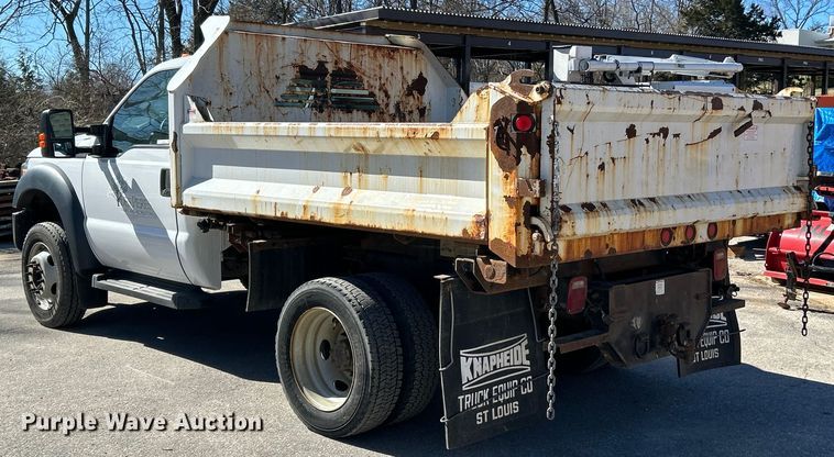 image for item EK4149 2014 Ford F550 Super Duty XL dump truck