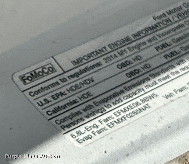 image for item EK4149 2014 Ford F550 Super Duty XL dump truck