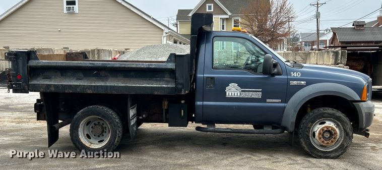 image for item EK4195 2005 Ford F450 Super Duty XL dump truck