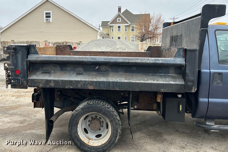 image for item EK4195 2005 Ford F450 Super Duty XL dump truck