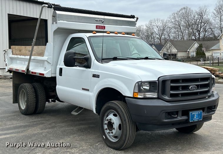 image for item EK4209 2003 Ford F450 Super Duty XL dump truck