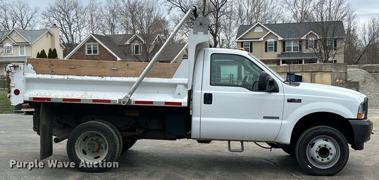 image for item EK4209 2003 Ford F450 Super Duty XL dump truck