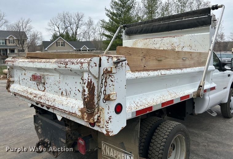 image for item EK4209 2003 Ford F450 Super Duty XL dump truck