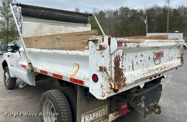 image for item EK4209 2003 Ford F450 Super Duty XL dump truck