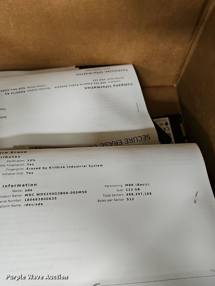 image for item EK5570 Approximately 57 hard drives