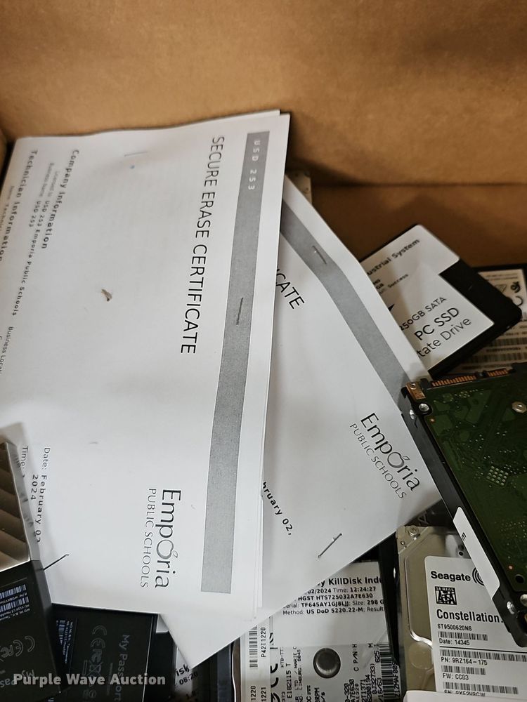 image for item EK5570 Approximately 57 hard drives