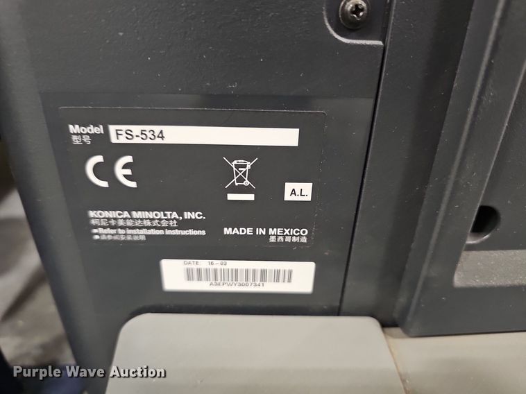 image for item EK5602 2016 Konica Minolta Bizhub C654e copier