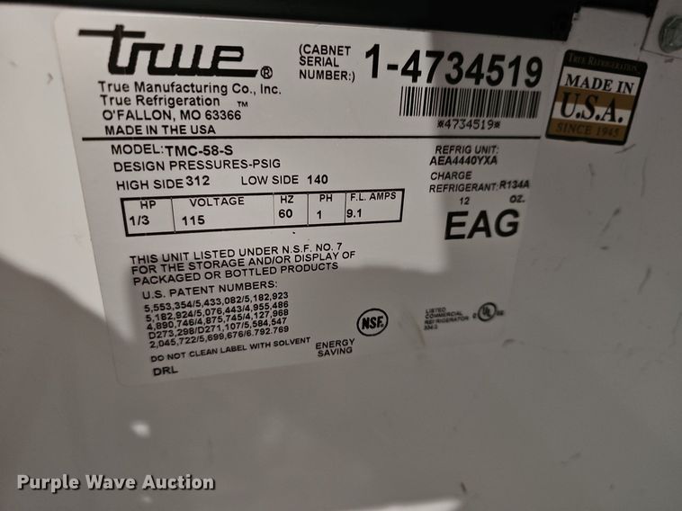 image for item EK5614 (2) True milk coolers