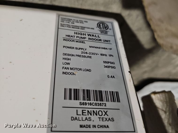 image for item EK5618 Lennox AC unit