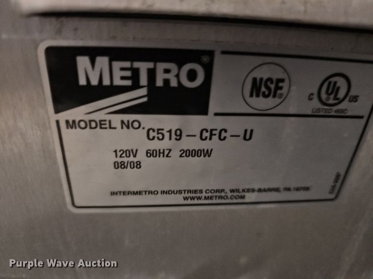 image for item EK5620 (2) food warmers