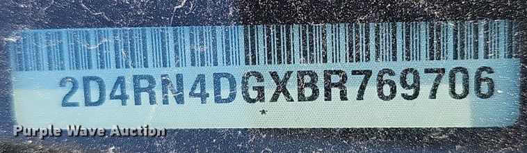 image for item EK5626 2011 Dodge Grand Caravan van