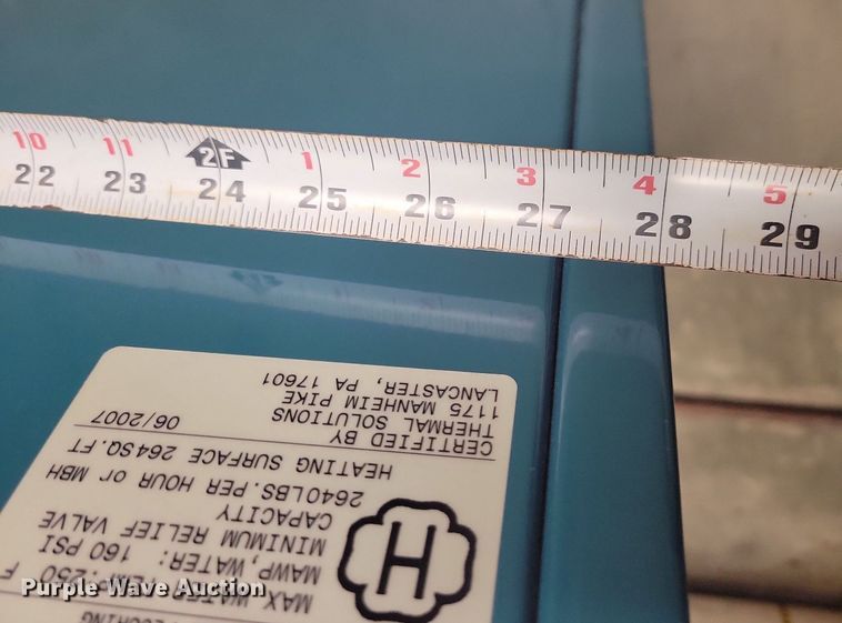 image for item IQ9909 2007 Thermal Solutions Evolution boiler