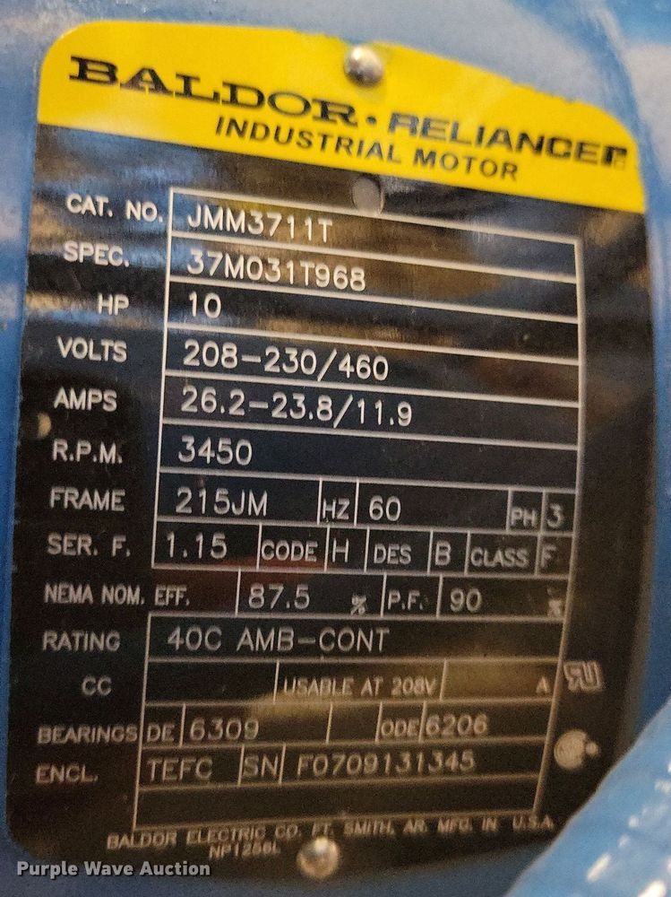 image for item IQ9911 2008 Canariis Corp DS-240-65-2VS pump