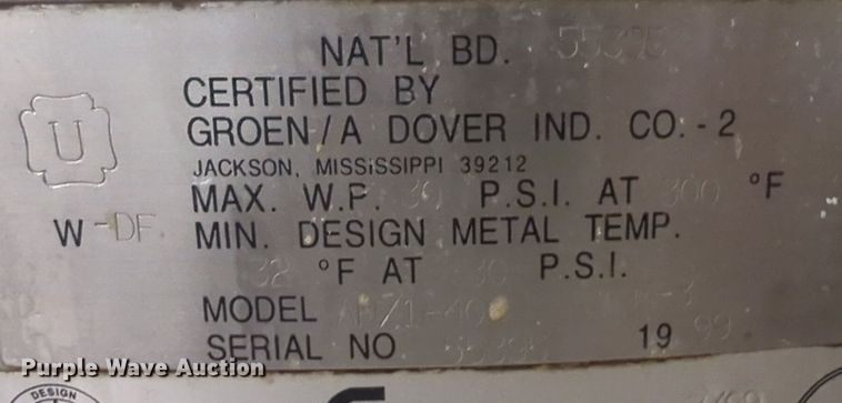 image for item LY9509 Groen AH/1-40 kettle cooker