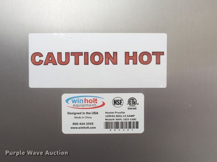 image for item LY9510 Winholt NHPL-1825-CABC food warmer