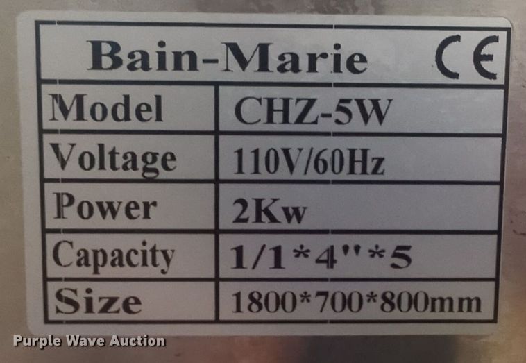 image for item LY9511 Bain-Marie CHZ-5W food warmer