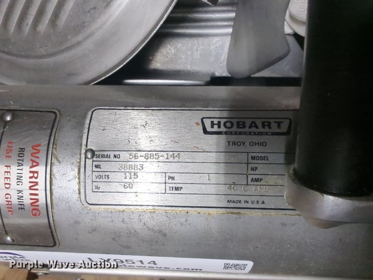 image for item LY9514 Hobart 1612 meat slicer