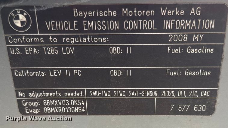 image for item NF9414 2008 BMW  535XI 