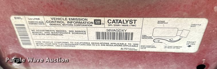 image for item NF9420 1999 Pontiac Grand Prix 