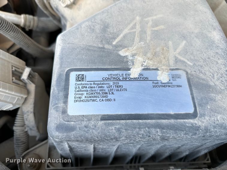 image for item NU9547 2019 Chevrolet Silverado 1500 Crew Cab pickup truck