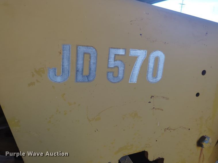 image for item NZ9378 John Deere  570 motor grader