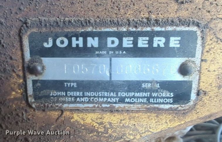 image for item NZ9378 John Deere  570 motor grader
