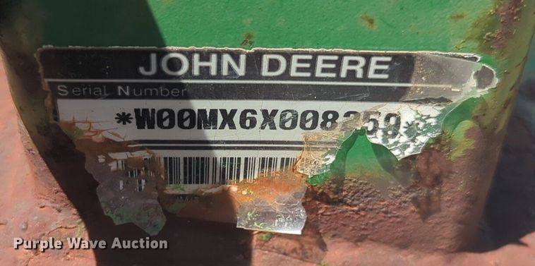 image for item NZ9381 John Deere MX6 rotary mower