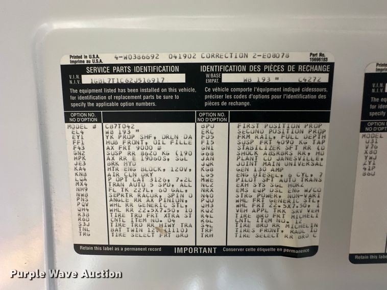 image for item OA9643 2003 Blue Bird school bus