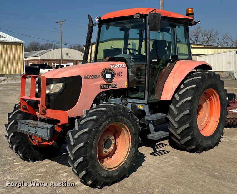 image for item OJ9583 Kubota M108S MFWD tractor