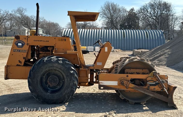 image for item OJ9585 Bros 168PB single drum vibratory roller