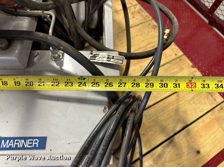 image for item OM9912 1997 Bauer MV-E1 SCBA air compressor