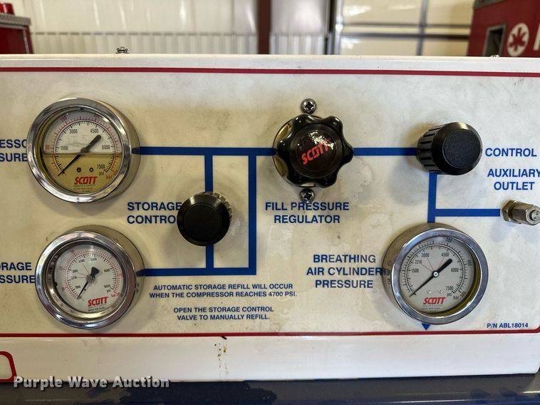 image for item OM9913 Scott Guardian 2768Y SCBA tank refill station